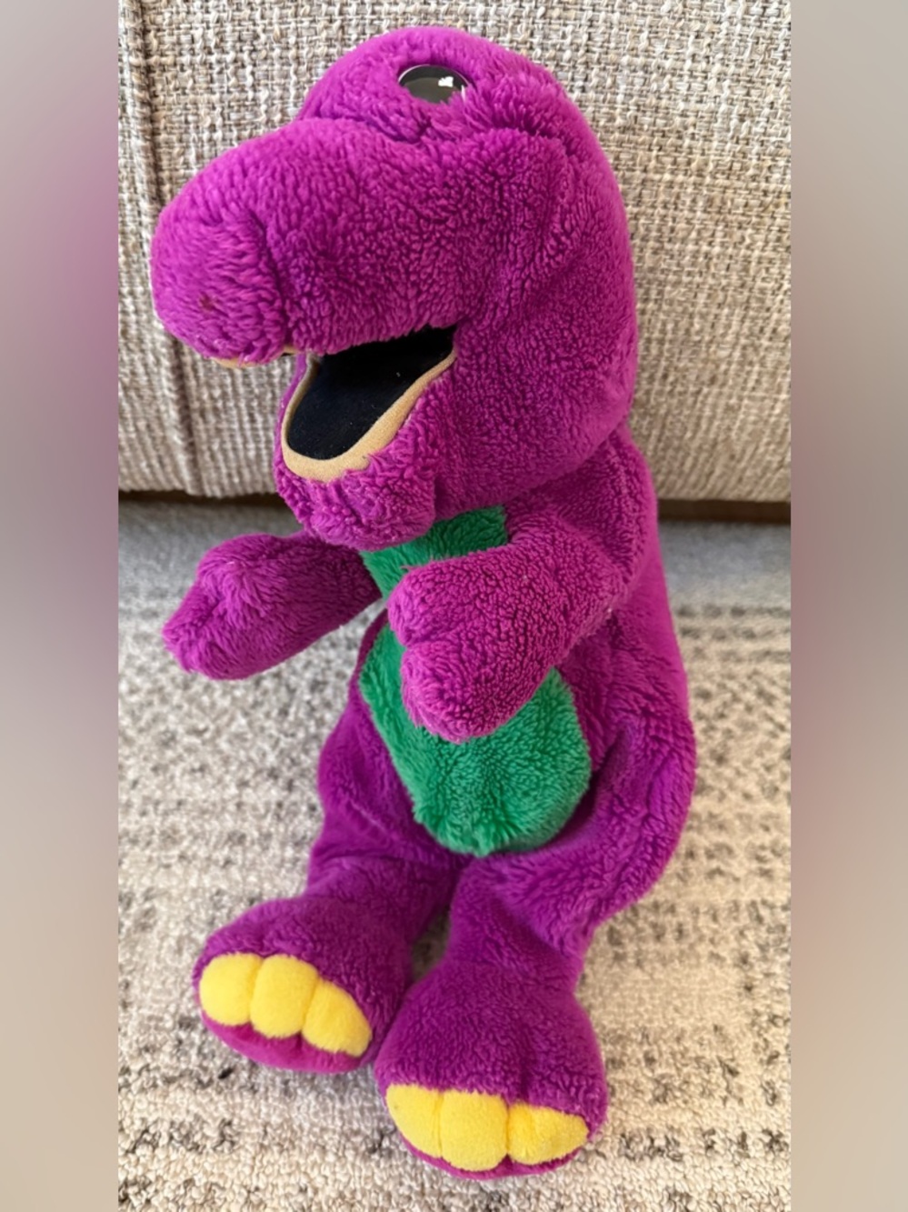 Vintage 1992 Barney Plush Dinosaur